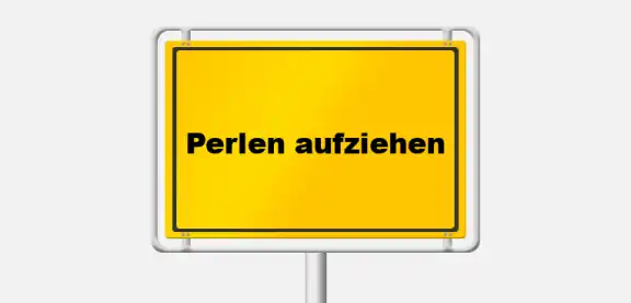 Perlen aufziehen, auffädeln, knoten – Tipps und Infos
