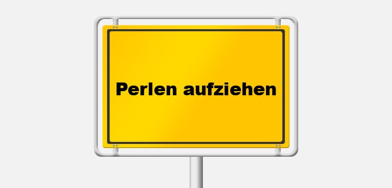 Perlen aufziehen, auffädeln, knoten – Tipps und Infos