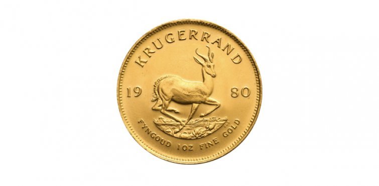 Foto einer Krügerrand Münze in Köln