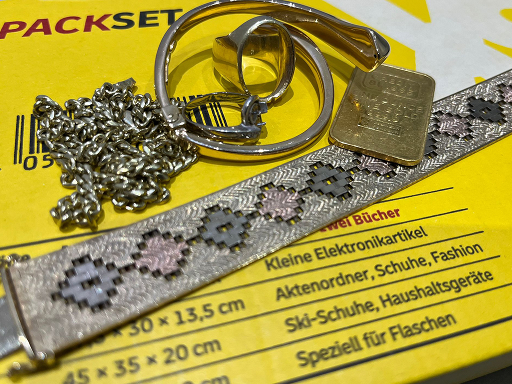 Gold verschicken